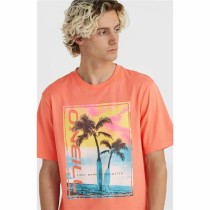 Herren Kurzarm-T-Shirt O'Neill Jack Neon Living Orange