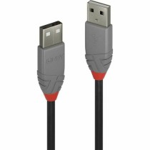 USB Cable LINDY 36694 Black Black/Grey 3 m (1 Unit)