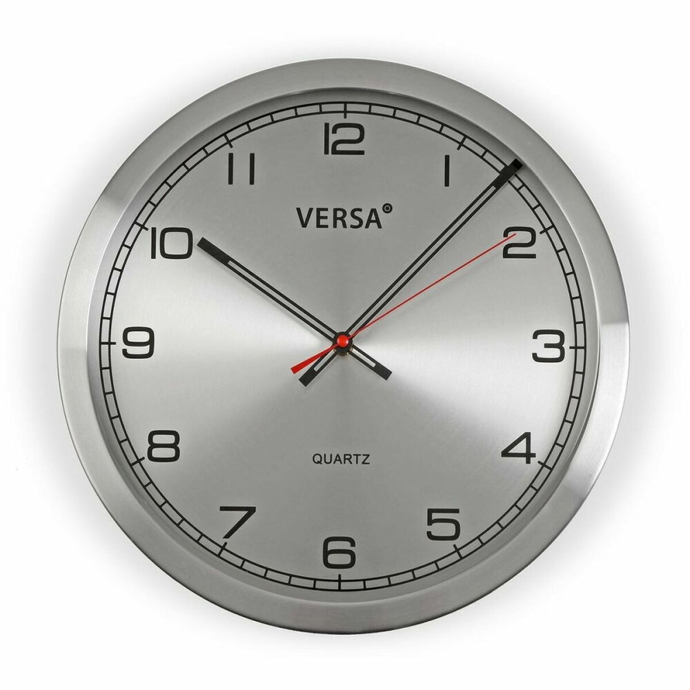 Wanduhr Versa Aluminium (4,1 x 35 x 35 cm)