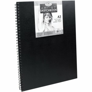 Drawing Pad Royal & Langnickel Black A3