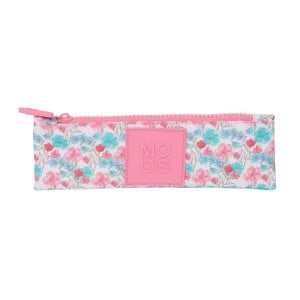 Trousse d'écolier Moos Flores Multicouleur 20 x 6 x 1 cm