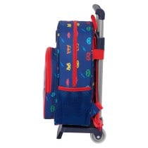 Schulrucksack mit Rädern PJ Masks Ready Marineblau 26 x 34 x 11 cm