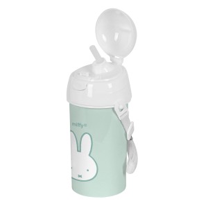 Bouteille avec Couvercle et Paille Miffy Menta Menthe PVC 500 ml