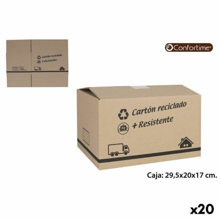 Mehrzweckbox Confortime Pappe (20 Stück) (29,5 x 20 x 17 cm)