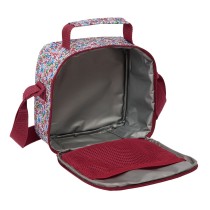 Thermal Lunchbox Nait Nait Flores coimbra burdeos Burgundy 20 x 20 x 15 cm