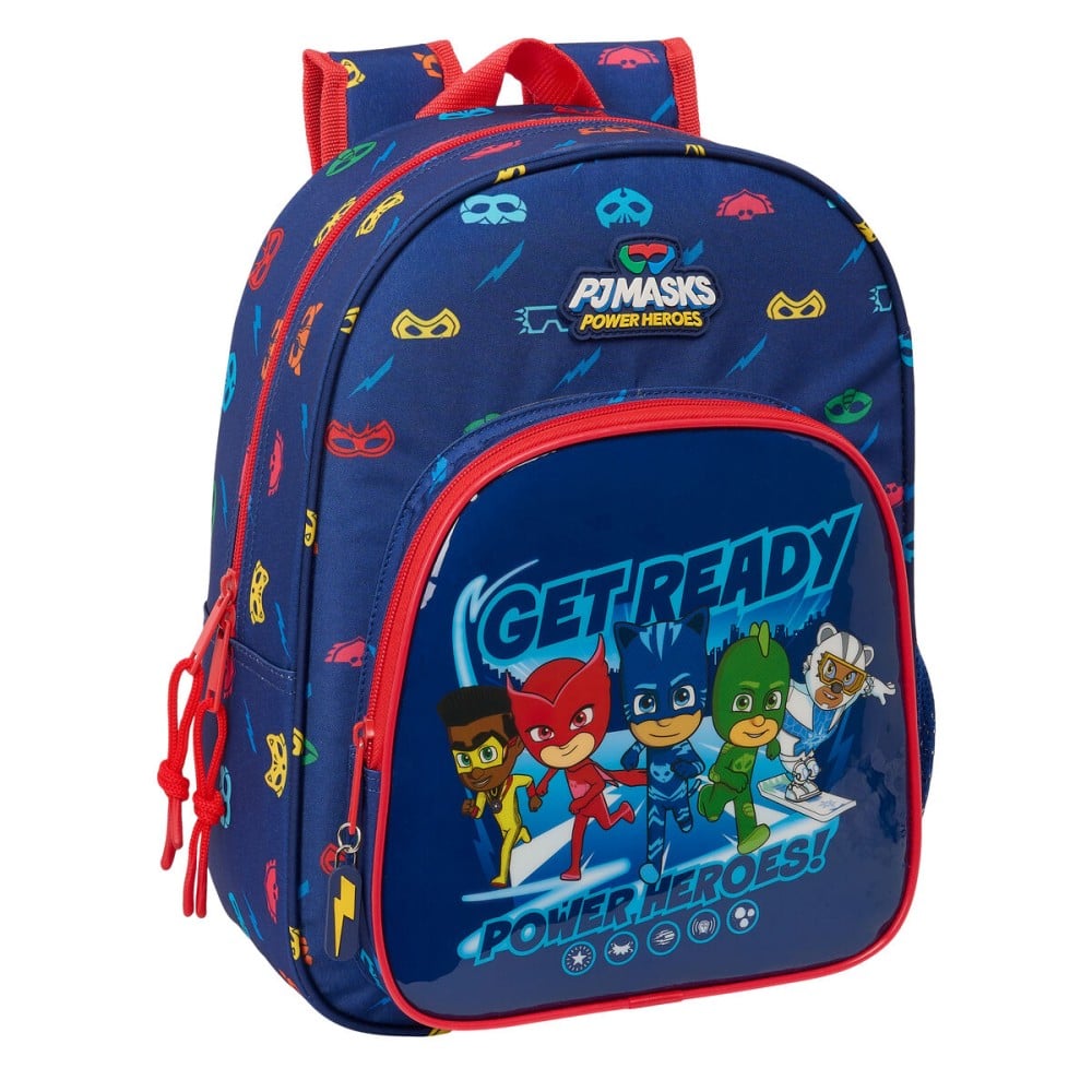 School Bag PJ Masks Ready Navy Blue 26 x 34 x 11 cm