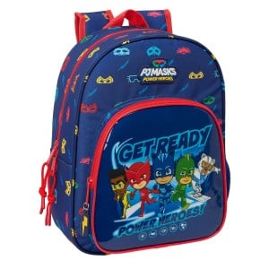 Schulrucksack PJ Masks Ready Marineblau 26 x 34 x 11 cm