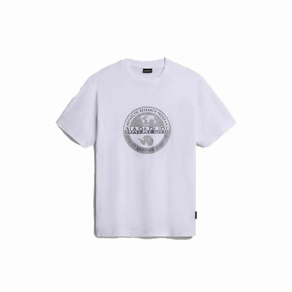 Short-sleeve Sports T-shirt Napapijri S-Bollo Ss 1  White