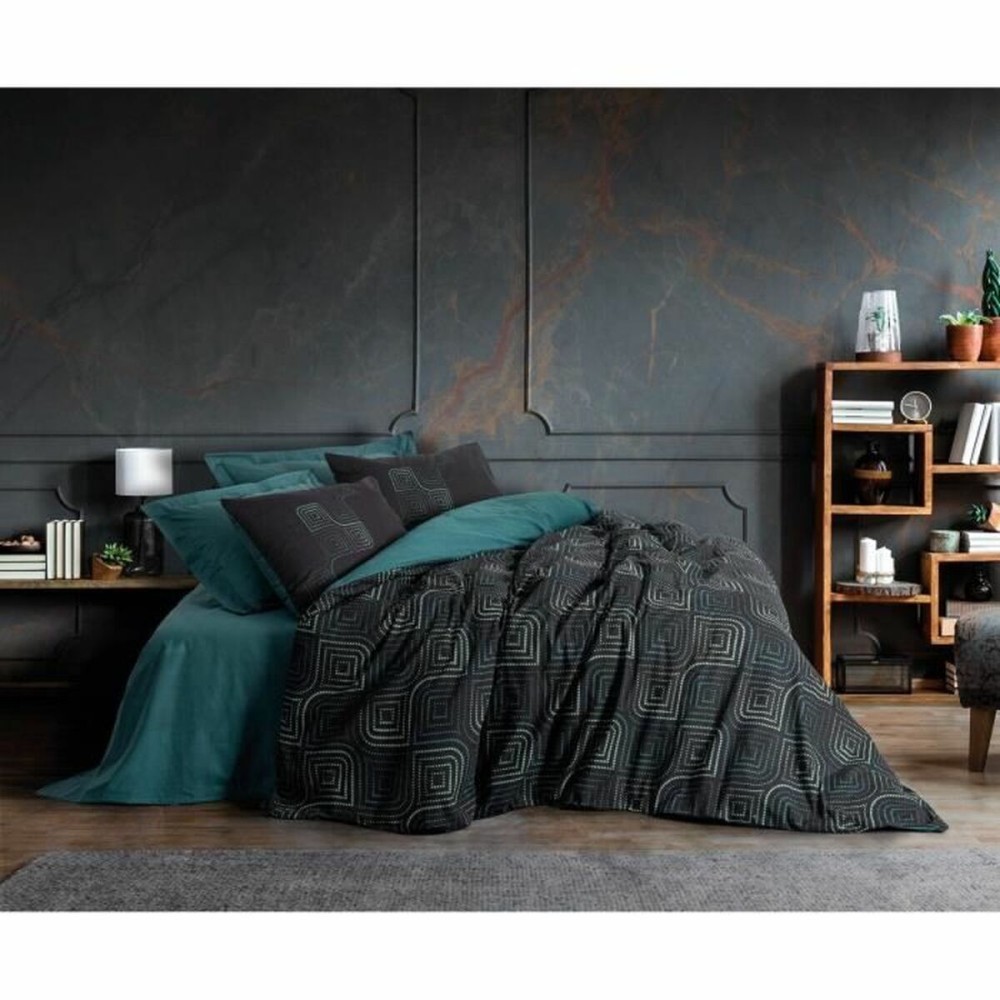 Parure de couette Noir 220 x 240 cm