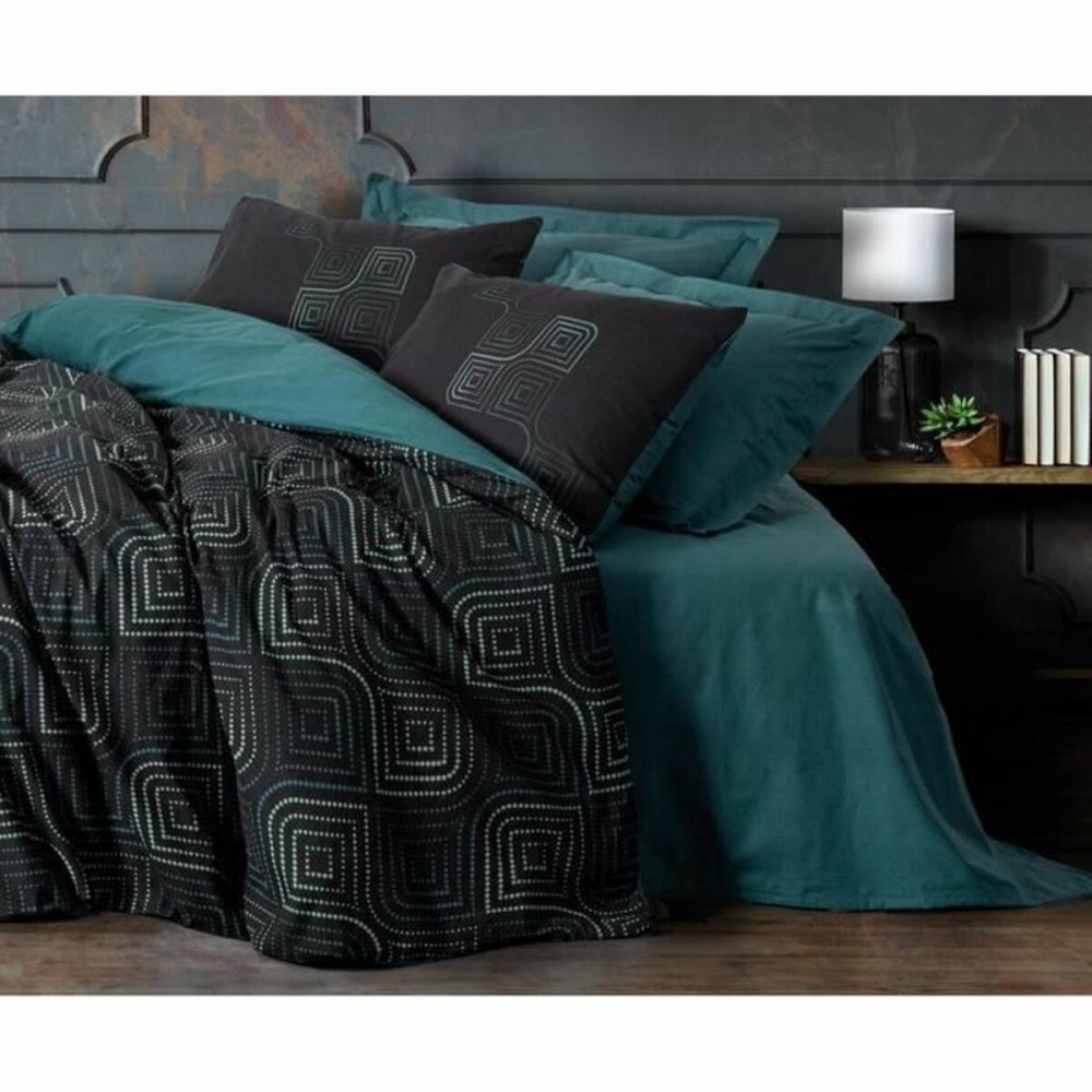 Parure de couette Noir 220 x 240 cm