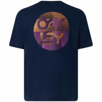 Kurzärmliges Sport T-Shirt Oakley Fingerprint B1B  Blau