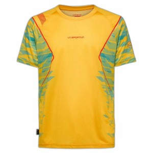 Short-sleeve Sports T-shirt La Sportiva Pacer  Yellow