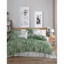Parure de couette Vert Lit king size 3 Pièces