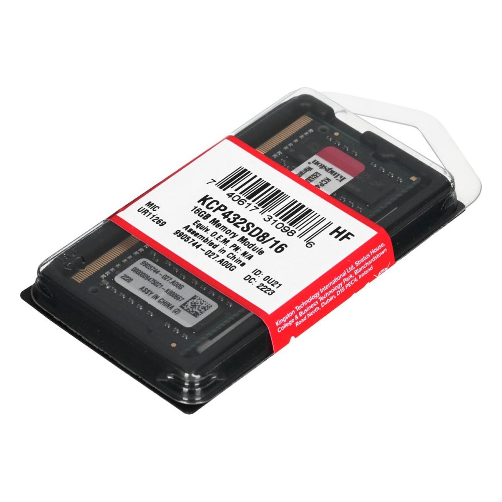 RAM Memory Kingston KCP432SD8/16 16 GB DDR4 3200 MHz CL22