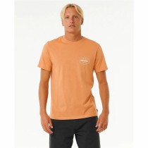 Kurzärmliges Sport T-Shirt Rip Curl Stapler  Hellbraun