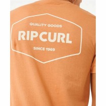 Kurzärmliges Sport T-Shirt Rip Curl Stapler  Hellbraun