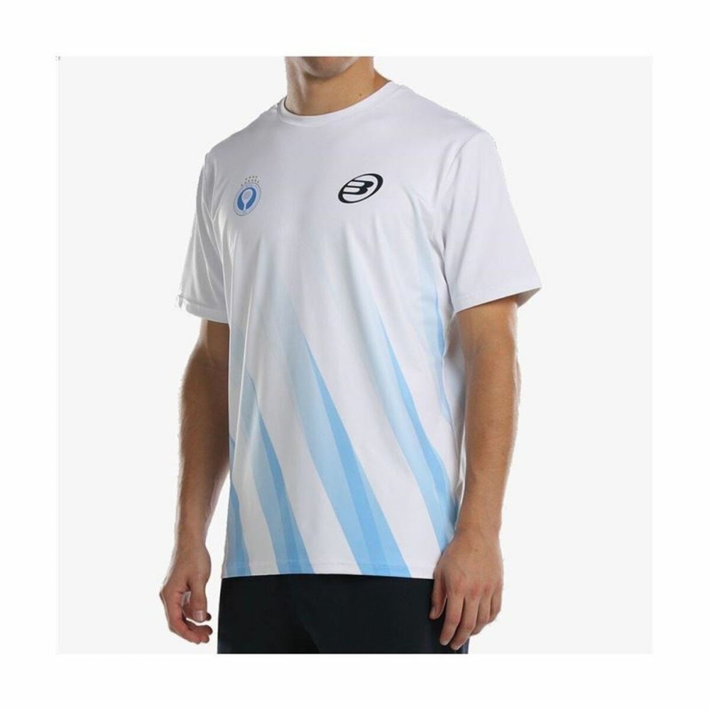 Kurzärmliges Sport T-Shirt Bullpadel Abino  Weiß