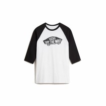 Maillot de Corps de Sport à Manches Coupe Vans Style 76 Raglan Blanc