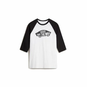 Kurzärmliges Sport T-Shirt Vans Style 76 Raglan Weiß