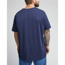 Short-sleeve Sports T-shirt Lee Ss Patch Logo  Blue