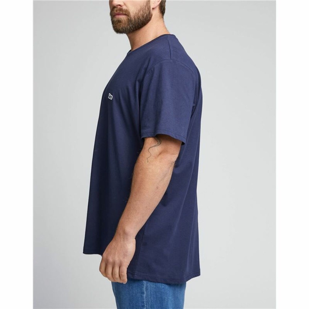 Kurzärmliges Sport T-Shirt Lee Ss Patch Logo  Blau