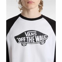 Maillot de Corps de Sport à Manches Coupe Vans Style 76 Raglan Blanc