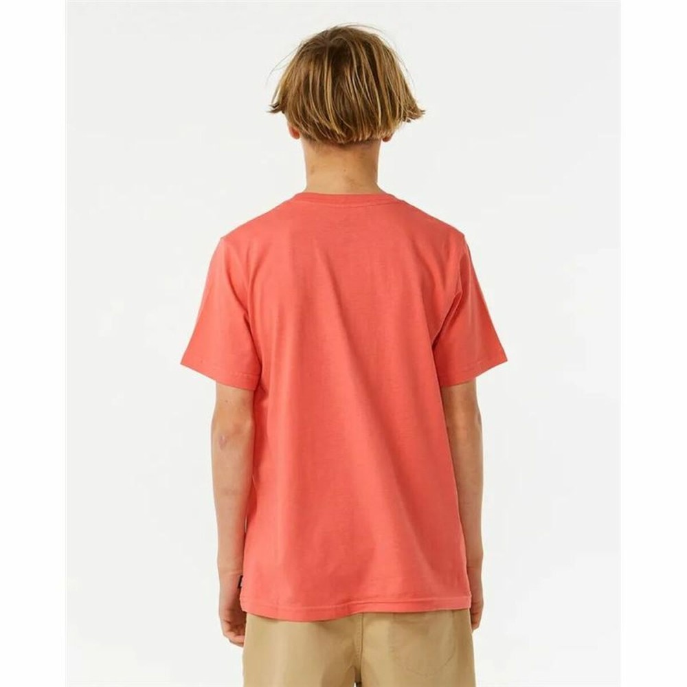 Men’s Short Sleeve T-Shirt Rip Curl Lost Island Orange