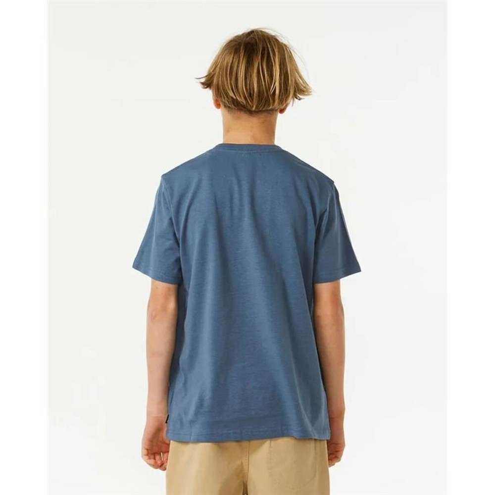 Kurzarm-T-Shirt für Kinder Rip Curl Lost Island Blau