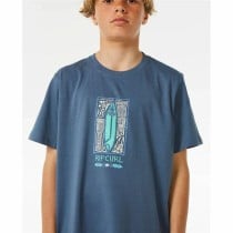 T shirt à manches courtes Enfant Rip Curl Lost Island Bleu