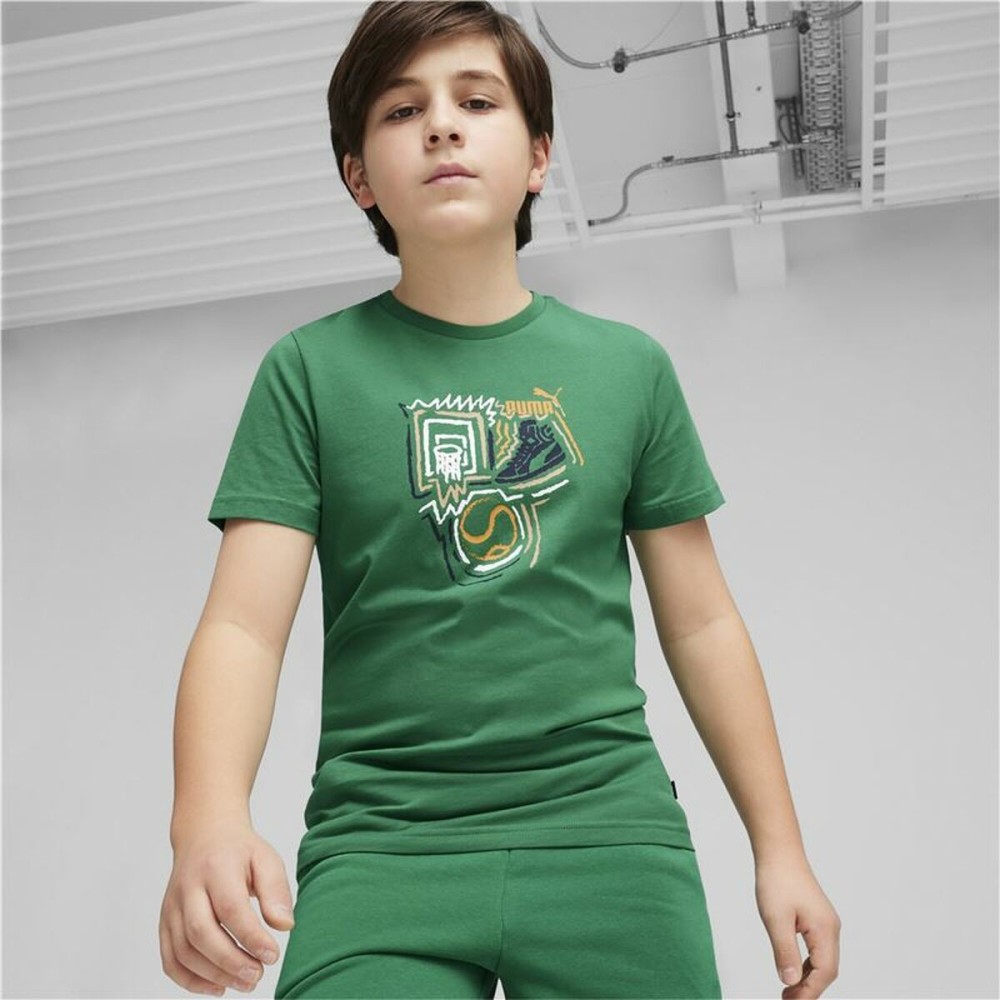 Child's Short Sleeve T-Shirt Puma Graphic