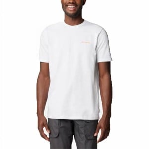 Herren Kurzarm-T-Shirt Columbia Explorers Canyon™ Weiß