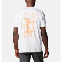 Herren Kurzarm-T-Shirt Columbia Explorers Canyon™ Weiß