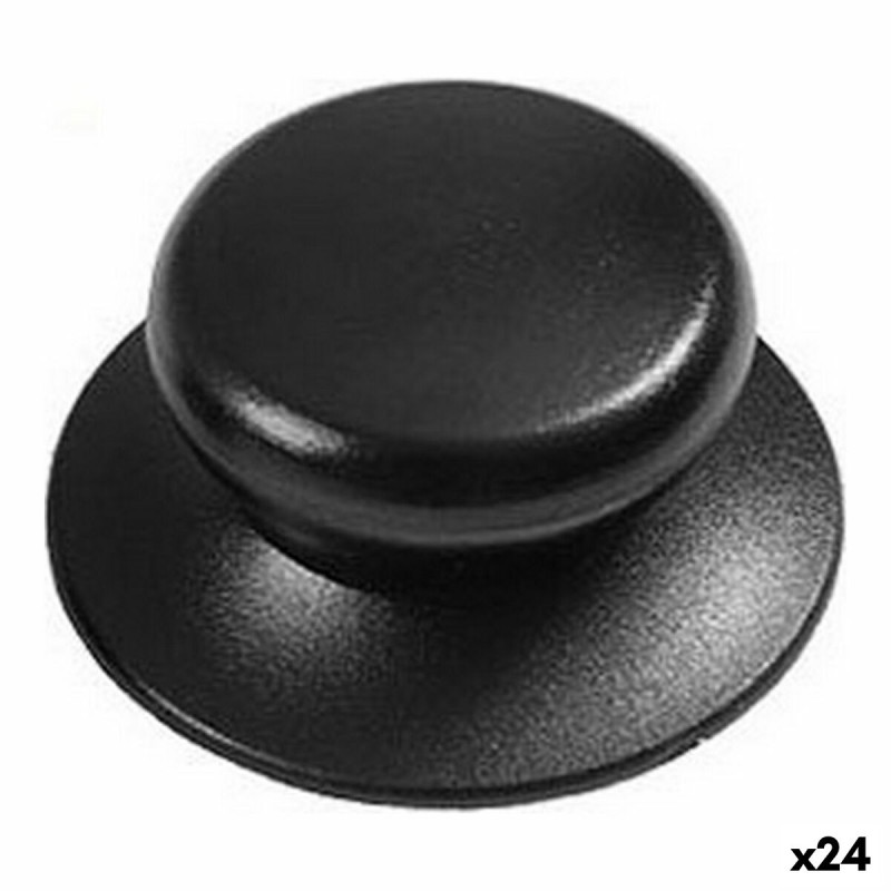 Drehknopf 2 Stück Schwarz 6 cm (2 Stücke)