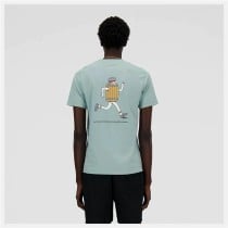 T-shirt à manches courtes homme New Balance Sport Essentials Barrel Bleu clair