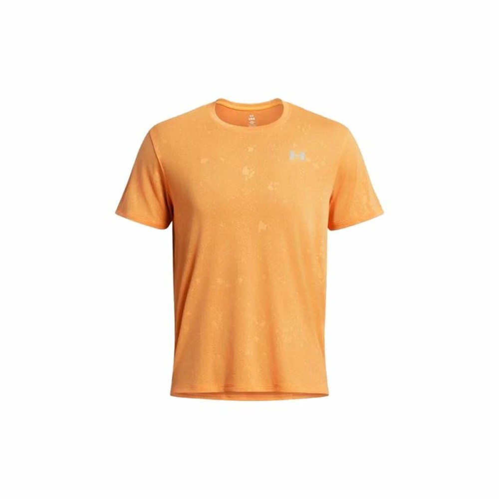 Herren Kurzarm-T-Shirt Under Armour Launch Dunkelorange