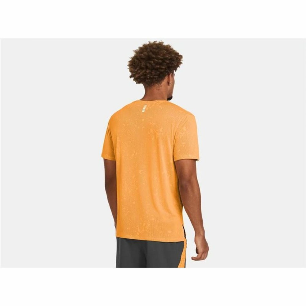 Herren Kurzarm-T-Shirt Under Armour Launch Dunkelorange