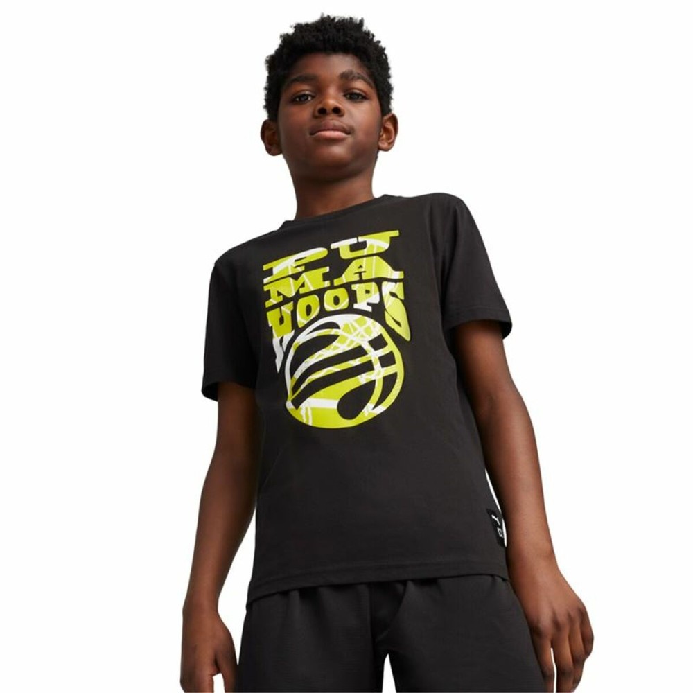 Kurzarm-T-Shirt für Kinder Puma Basketball