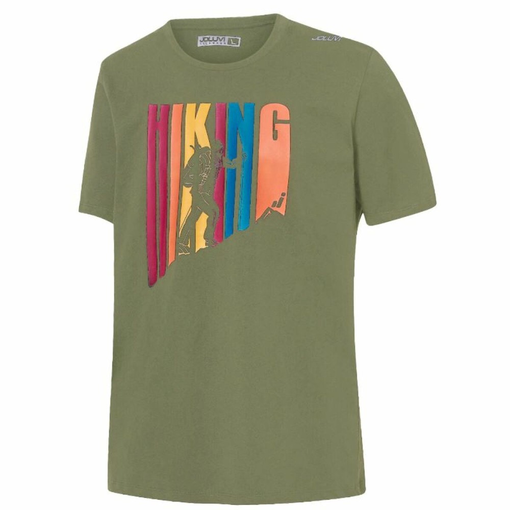 Herren Kurzarm-T-Shirt Joluvi Hiking Grau