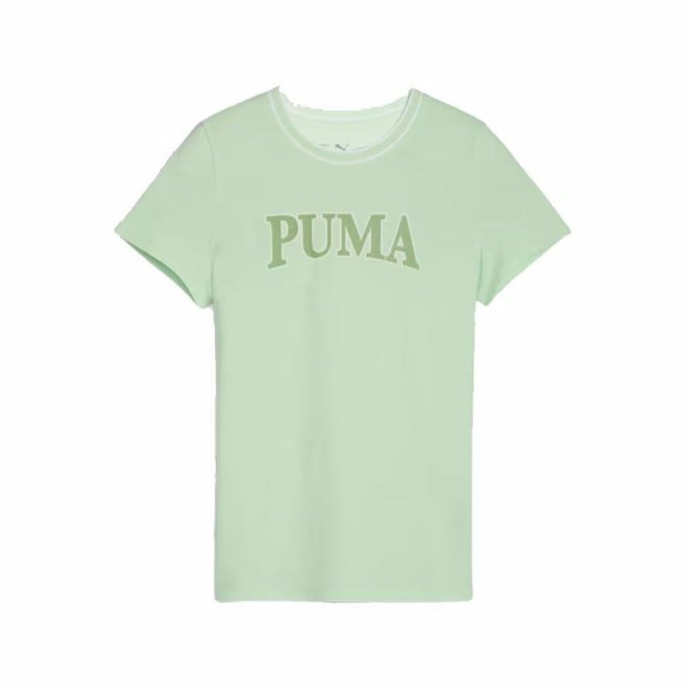 Kurzarm-T-Shirt für Kinder Puma Squad Zitronengrün