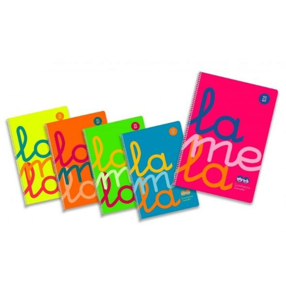 Notebook Lamela Multicolour A4 5 Units