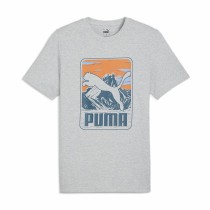 Herren Kurzarm-T-Shirt Puma GRAPHICS Mountain Grau