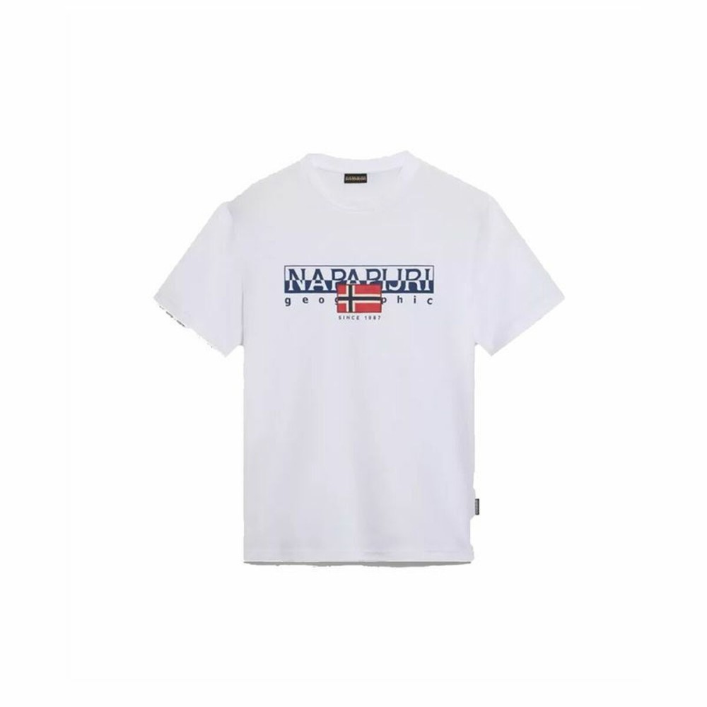 Men’s Short Sleeve T-Shirt Napapijri S-Aylmer White