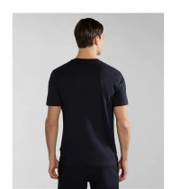 Herren Kurzarm-T-Shirt Napapijri Schwarz