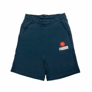 Shorts pour enfants Puma Blank Bleu foncé