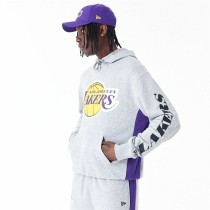 Herren Sweater mit Kapuze New Era La Lakers NBA Grau