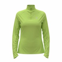 Damen Sweater ohne Kapuze Odlo Mid Layer Essential 1/2 grün