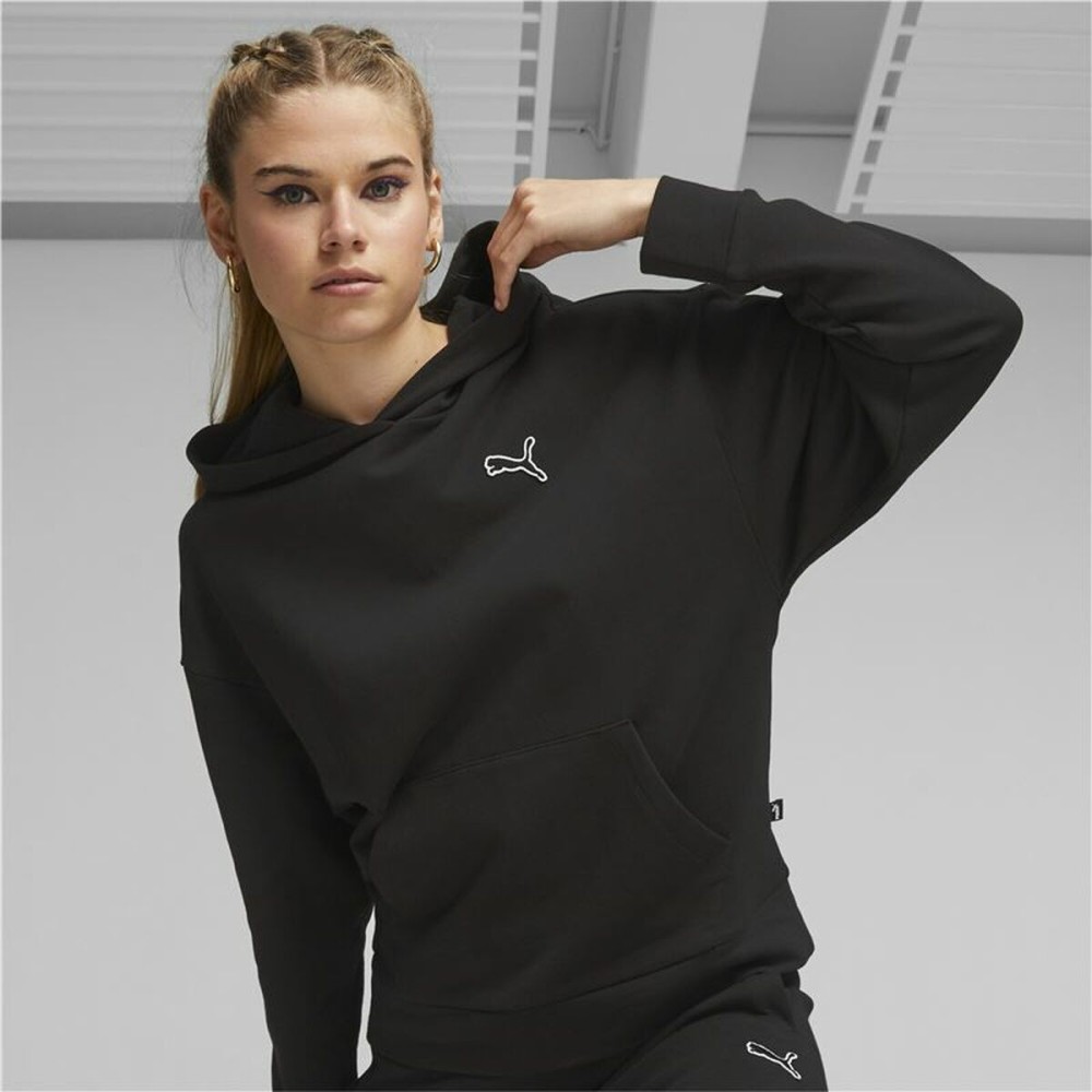 Damen Sweater mit Kapuze Puma Better Essentials Schwarz