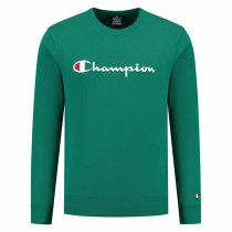 Herren Sweater ohne Kapuze Champion Crewneck grün