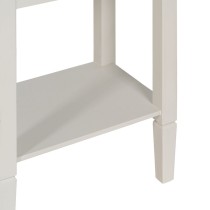 Table de Nuit Blanc 40 x 30 x 61 cm