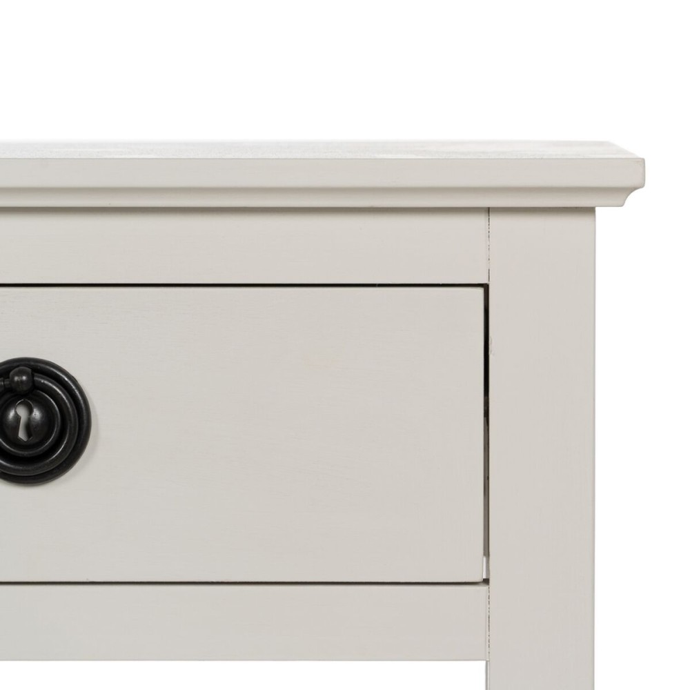 Nightstand White 40 x 30 x 61 cm